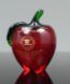 Picture of Red Crystal Apple Paperweight