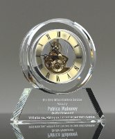 Picture of Crystal Desk Clock Award