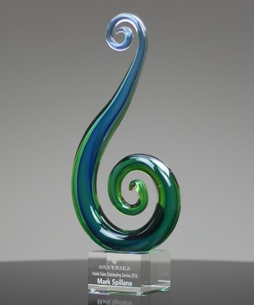 Picture of Art Glass Seaside Swirl