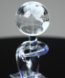 Picture of The Voyager Art Glass World Globe Award