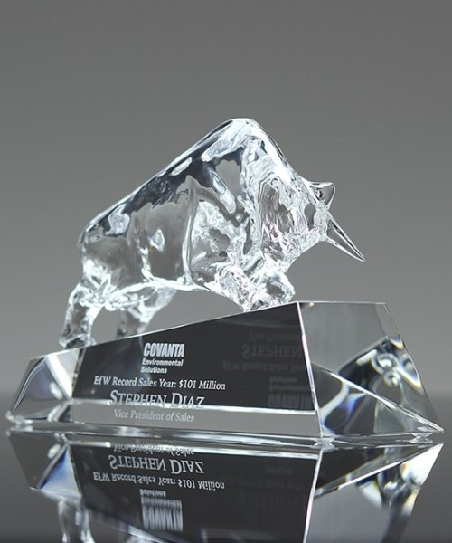 Picture of Clear Crystal Bull