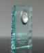 Picture of Jade Crystal Desk Clock