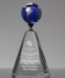 Picture of Mercer Blue Crystal Globe Award