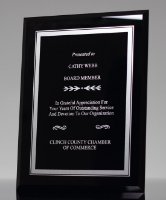 Picture of Tuxedo Glass Plaque