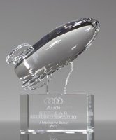 Picture of Crystal Rocket Ship Award