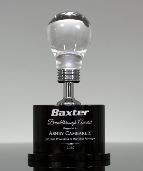 Picture of Brilliant Light Bulb Award