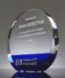 Picture of Luminous Blue Crystal Circle Award