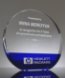 Picture of Luminous Blue Crystal Circle Award