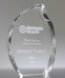 Picture of Crystal Faceted Flame Award