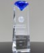 Picture of Apogee Blue Diamond Award Crystal