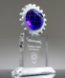 Picture of Silver Gear World Globe Crystal Plaque