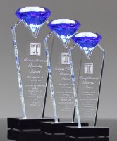 Picture of Blue Diamond Crystal Award