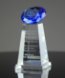 Picture of Diamond Sphere Blue Crystal Award