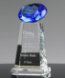 Picture of Diamond Sphere Blue Crystal Award