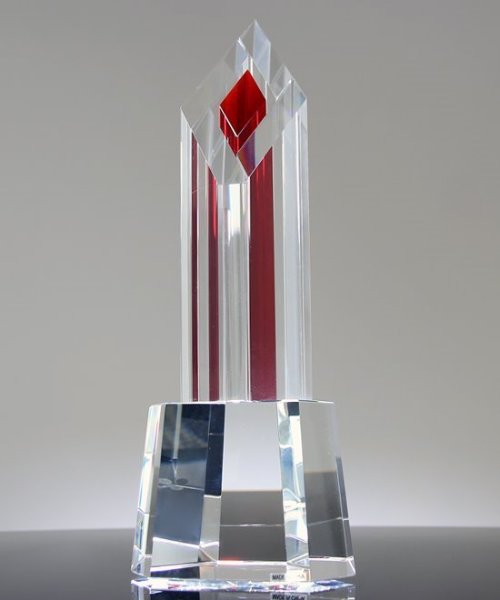 Picture of Crystal Pinnacle Award Red Tower