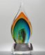 Picture of Top Performance Art Glass Flame Award