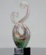 Picture of Colorful Curl Art Glass Award