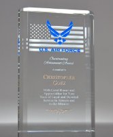 Picture of Military Achievement Award Crystal