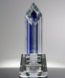 Picture of Crystal Pinnacle Award Blue Tower