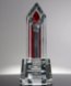 Picture of Crystal Pinnacle Award Red Tower