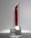 Picture of Crystal Pinnacle Award Red Tower