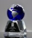 Picture of Blue Globe Crystal Trophy