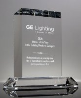 Picture of Vertical Rectangle Crystal Award Plaque