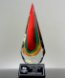 Picture of Colorful Rain Drop Art Glass Award