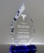 Picture of Crystal Diamond Award with Blue Base