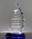 Picture of Crystal Diamond Award with Blue Base