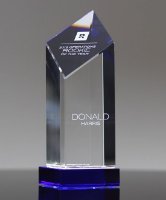 Picture of Encore Tower Blue Crystal Award