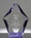 Picture of Lavender Gem Diamond Crystal Award