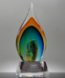 Picture of Top Performance Art Glass Flame Award