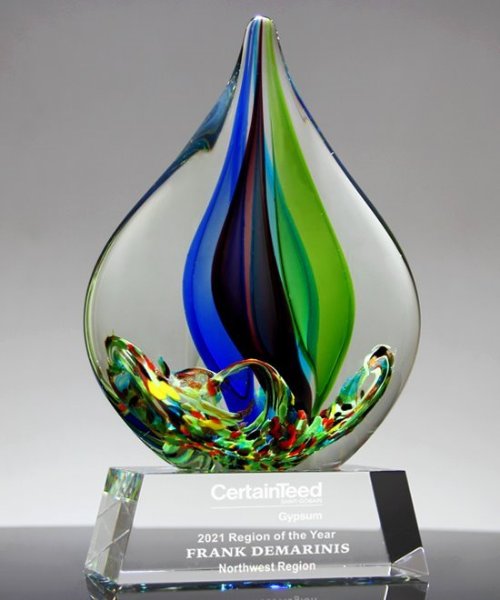 Picture of Bliss Art Crystal Award