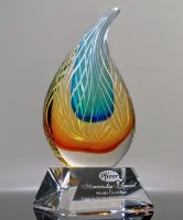 Picture of Fascinating Droplet Art Crystal Award