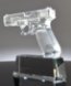 Picture of Crystal 9mm Handgun Trophy