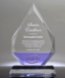 Picture of Beveled Purple Crystal Diamond Award