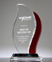 Picture of Scarlet Flame Crystal Award