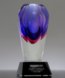 Picture of Amethyst Art Crystal Vase Award