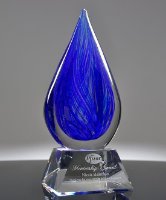 Picture of Sapphire Eminence Art Glass Award