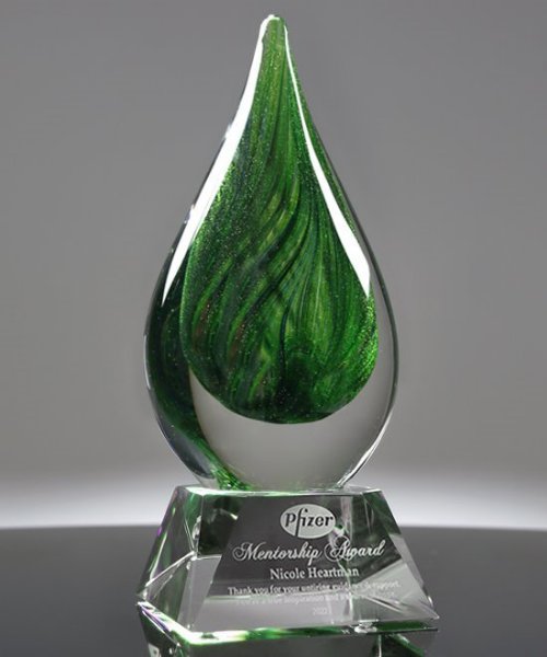 Picture of Jade Eminence Art Glass Award