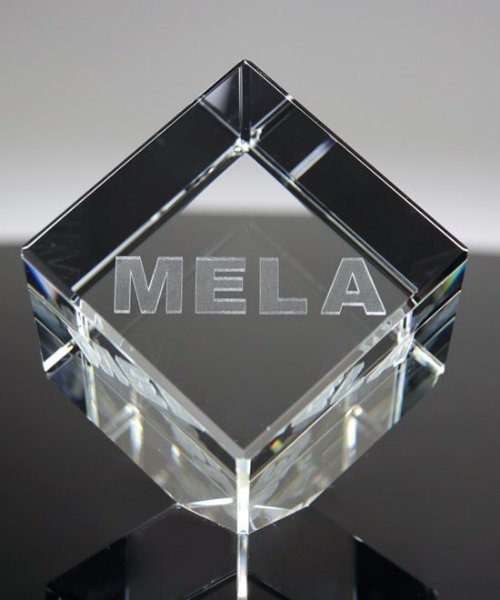 Picture of Subsurface Etched Crystal Award Cube